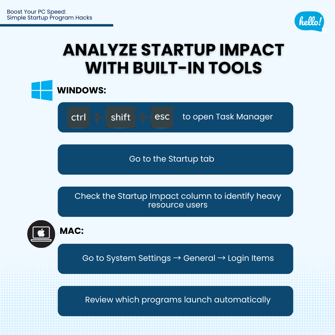 User configuring system settings to remove an unwanted program from startup applications.